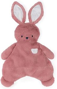 GUND Oh So Snuggly: Bunny Lovey Baby Plush Blanket, Dusty Rose Pink, 14-Inch Size