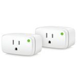 Eve Energy (Matter) 2 Pack - Smart Plug, App and Voice Control, 100% Privacy, Matter Over Thread, Works with Apple Home, Alexa, Google Home, SmartThings, Requires Thread Border Router