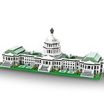 SEMKY Micro Mini Blocks United States Capitol Famous Landmark Model Set,(2888Pieces) -Building and Architecture Toys Gifts for Kid and Adult