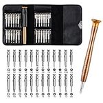 Screwdriver Set Magnetic, 25 in 1 Small Screwdriver Set with Phillips Head & Flathead, Mini Pocket Screwdriver kit for Repair Electronics, MacBook, Cellphone, Tablet PC, Eyeglass, Watch, Tablet