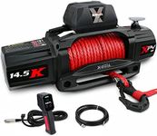 X-Bull 4x4 4WD Winch 14500LBS/6577KG 12V Electric Winch with 26m Synthetic Rope Wireless and Handle Remote for Off-Road Automotive SUV Stuck in Sand Mud Snow…