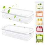 2 PACK UPGRADED WPW10321304 Refrigerator Door Shelf Bin Compatible with Whirlpool Fridge Door Shelf Replacement,W10321304 Whirlpool Refrigerator Shelf Parts WRS325FDAM04 WRS325FDAM02 Fridge Door Shelf