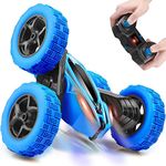 OCTRA Remote Control Car, RC Cars 2.4GHz Fast Stunt RC Car, 4WD Double Sided 360° Rotating RC Trucks with Headlights, Off Road RC Crawler Toy Cars for Kids Boys Girls (Color May Vary)