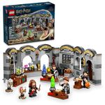 LEGO Harry Potter Hogwarts Castle: Potions Class, Collectible Building Toy with 4 Minifigures, Harry Potter Gift Idea for Kids, Buildable Halloween Toy for 8 Year Old Girls and Boys, 76431