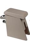 SOROO High End front Seat Car Centre Wooden Adjustable Automotive Storage Organizer Console with Foldable Bottle Holder and Storage Support Box For Swift Dzire 2011-2016 Beige.