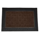 ASAB Welcome Door Mats Outdoor Indoor Heavy Duty Shoe Boot Cleaner Dirt Wipe Nautical Coir Door Mats Outdoor Absorbent Back Door Matting Patio Garden Wipe Your Feet Clean Protection (Brown Doormat)