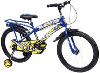 JUNIOR KID 20T Cycle for Kids 6 to 10 Years with Training Wheels for Boys and Girls Kids Bicycle for Boys and Girls Semi Assembled 20T