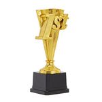 1st Place Trophy Award for Sports Tournaments, Funny Gold Trophies for Adults, Competitions, Achievements (8 in)