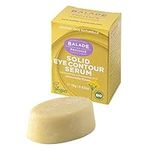 Balade en Provence, Solid Eye Contour Cream - 18G. The 1st in the World Certified Organic by Bio Earth Durable and Vegan by Vegan Society. Free Fragrance, Handmade in France,100% Natural, Cruelty Free