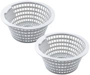 Skimmer Basket for Ground Swimming Pool Replacement Parts Compatible with Swimline Hydrotools 8928 Olympic ACM88 2Pcs