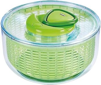 ZYLISS Easy Spin Salad Spinner, Large, Green, BPA Free