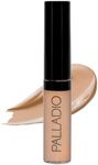 Palladio Liquid Concealer, Medium Coverage, Lightweight and Buildable Formula for Seamless Coverage, Conceals Imperfections, Brightens Skin, and Lasts All Day, Honey