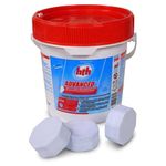 HTH 255g Calcium Hypochlorite Non-Stabilised Chlorine Tablets - 4.5 kg, Prevents Scales, Controls Algae, Kills Bacteria, Maintains Clean Sanitized Water