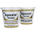 Aves Apoxie Sculpt - 2 Part Modeling Compound (A & B) - 4 Pound, Natural