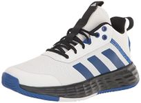 adidas Men's Own The Game 2.0 Basketball Shoe, White/Team Royal Blue/Core Black, 9