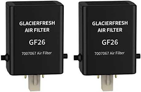 GLACIER FRESH 7012333 Water Filter, Compatible With Sub-zero 7012333 Water Filter, UC-15 Ice Maker Water Filter Replacement, Manitowoc K00374 (1 Pack)