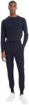 NAADAM Men Cafe Cotton Cashmere Jogger, Navy, Medium