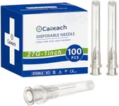 Careach 100pcs 27Gauge 1 inch Needl