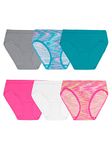 Fruit of the Loom girls Seamless 6-Pack Hipster, 6 Pack - Seamless Assortment, 14-16 US