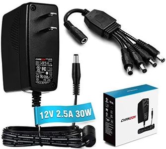 Chanzon 12V 2.5A 30W Power Supply AC DC Switching Adapter, 12 Volt 2.5 Amp AC/DC Wall Wart Converter Transformer, 100-240v 50 60HZ Input with 12vdc 2500ma Output
