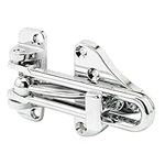 Defender Security U 11318 Swing Bar Door Guard with High Security Auxiliary Lock, Chrome Finish, 1-Pack, 1 Pack