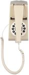 Landline Phones for Home, Corded Wall Phone, Retro House Phone for Seniors, Basic Trimline Corded Phone, No AC Power Required, Wall-Mountable Telephone (Ivory)