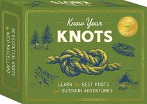 Know Your Knots: Learn the best knots for outdoor adventures: Learn the best knots for outdoor adventures - 30 cards and 2 ropes