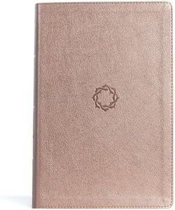 KJV Essential Teen Study Bible, Rose Gold LeatherTouch – Devotionals, Study Tools, Red Letter, Pure Cambridge Text, Full-Color Maps, Presentation Page, Easy-to-Read MCM Type