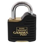 Burg-Wächter Gamma 700 55 SB Cylinder Lock, Black/Brass