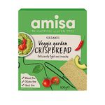 Amisa Organic Gluten Free Veggie Garden Crisp Bread 100g (Pack of 4)