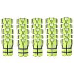 QADAR® Executive Safety Jacket, Multi-Purpose Safety Jacket With 4 Pockets, 2-inch Reflective Stripes at the Front & Back, More Visible With 360 Degree Visibility (25 Nos)