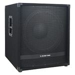 Sound Town METIS Series 1800 Watts 15” Powered Subwoofer with Class-D Amplifier, 4-inch Voice Coil, High-Pass Filter (METIS-15PWG)