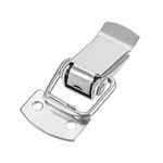 sourcing map Spring Loaded Toggle Latches, 49mm Length Stainless Steel 201 Hasps Clamps for Case Box Trunk Catches, Pack of 2