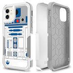 Candykisscase Case for iPhone 11, R2D2 Astromech Droid Robot Pattern Shock-Absorption Hard PC and Inner Silicone Hybrid Dual Layer Armor Defender Case for iPhone 11 (6.1 inch)