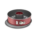 Kaiser Springform Pan with 2 Bases, Stainless Steel, Red/Silver, 26.9 x 26.9 x 26.9 cm