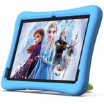 plimpton Upgraded Kids Tablet, 10 Inch Android 14 Tablet for Kids with Case Included, Octa-Core, Kids Space, Parental Control, 4GB+64GB, WiFi, BT5.3, YouTube, Great Gift for Toddler(Blue)
