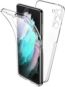 TBOC Coque Compatible avec Samsung Galaxy S21 FE [6.4"] - Housse [Transparent] Complète [Silicone TPU] Full Body [360 Degrés] Intégral Protection Portable Etui Anti Choc Rayures