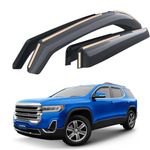 Goodyear Shatterproof in-Channel Window Deflectors for GMC Acadia 2017-2023, Rain Guards, Window Visors for Cars, Vent Deflector, Car Accessories, 4 pcs. - GY007971