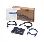 Pico Technology PicoScope 2206B Oscilloscope 2 channel 50 MHz USB Digital PC Handheld Portable Pocket Scope with Probes, PS7 Software