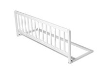 Safetots Extra Wide Wooden Bed Guard, White, 38cm High x 140cm Wide, Toddler Bedrail for Safety, Secure Child Bed Rail, Pre-Assembled, Easy Installation