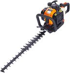 Hedge Trimmer 26CC Gas Powered Hedge Trimming Tool, Double Sided Blade 24" Saw Brush Cutter Garden Lawn Grass Tool