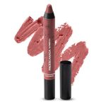 FACES CANADA Ultime Pro Matte Lip Crayon - Peach Me (Nude), 2.8g | 8HR Long Stay | Smooth Creamy Matte Texture | Intense Color in 1 Stroke | Hydrates With Chamomile & Cocoa Butter