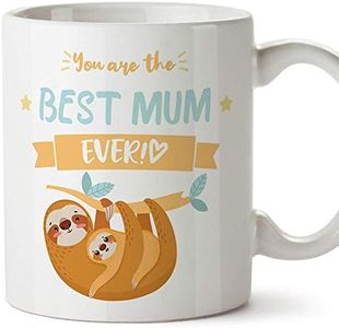 Mugffins Mum Mugs -Best Mum Ever (Model 3) - Funny Mothers Day Gifts from Daughters & Sons