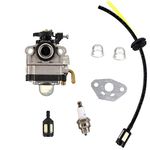 Shnile Carburetor Fuel line Compatible with Ryobi 4 Cycle S430 WeedEater Carb Compatible with Homelite RY34007 C430 X430 30cc String Trimmer