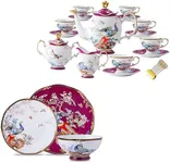 ACMLIFE Bone China Tea Set & Bone C