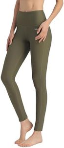 Ubestyle UPF 50+ High Waist Women's Swim Pants Swim Leggings Swimming Tights Beach Pants Sun Protective (Army Green, XXL)