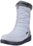 Kamik Women's Hannah Zip Snow Boot, Light Grey, 10