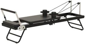 seanleecore Foldable Pilates Reformer Machine - Capacity up to 400lbs - Ideal Pilates Equipment for Home Workouts, Black.