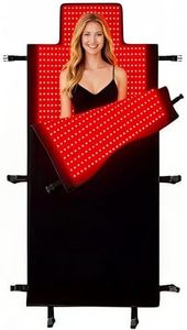 2026 Upgraded All-in-One Red Light Therapy Mat Full Body, 75” x 35” Medical-Grade TPU Red Light Blanket with 2600 Dual-Wavelength LEDs (660nm Red & 850nm NIR) for Pain Relief