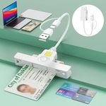 USB A+Type-C CAC Smart Card Reader,